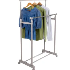 Rangement|Gifi Portant vêtements double taupe