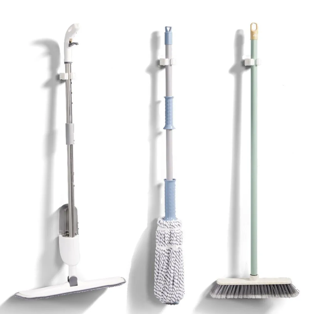 Nettoyage Et Entretien|Gifi Porte balai adhésif plastique