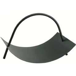 Sale Gifi Porte bûche avec anse métal noir