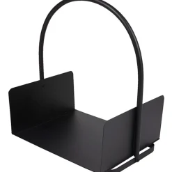 Clearance Gifi Porte bûches noir