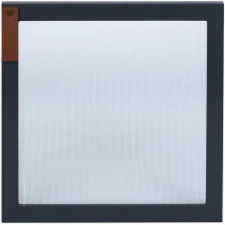 Rangement|Gifi Porte Box Cube 32,2xH32,2x1,2cm bois et verre