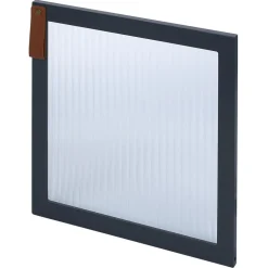 Rangement|Gifi Porte Box Cube 32,2xH32,2x1,2cm bois et verre