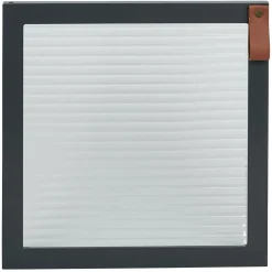 Rangement|Gifi Porte Box Cube 32,2xH32,2x1,2cm bois et verre