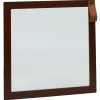 Rangement|Gifi Porte Box Cube 32,2xH32,2x1,2cm bois marron et verre transparent