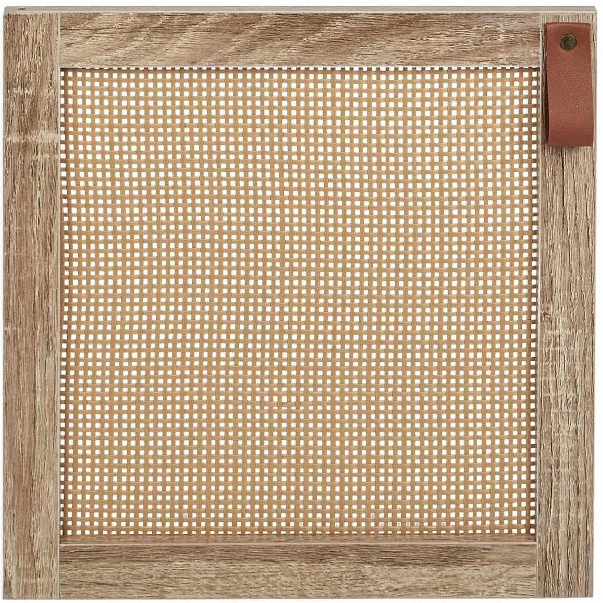 Rangement|Gifi Porte cannage Box Cube 32,2xH32,2x1,2cm bois marron