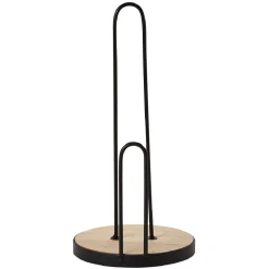 Porte essuie-tout métal et bambou^Gifi