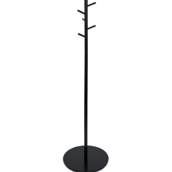 Rangement|Gifi Porte manteau bois noir 5 crochets 50xH170cm