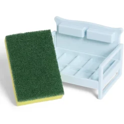 Nettoyage Et Entretien|Gifi Porte éponge forme canapé bleu ou marron