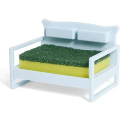 Nettoyage Et Entretien|Gifi Porte éponge forme canapé bleu ou marron