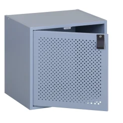 Rangement|Gifi Porte pour structure Box Cube métal Bleu