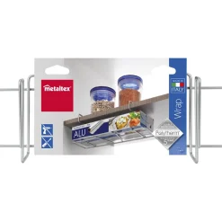 Porte rouleau Metaltex à fixer sur étagère^Gifi Discount