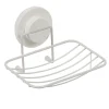 New Gifi Porte savon blanc à ventouse blanc