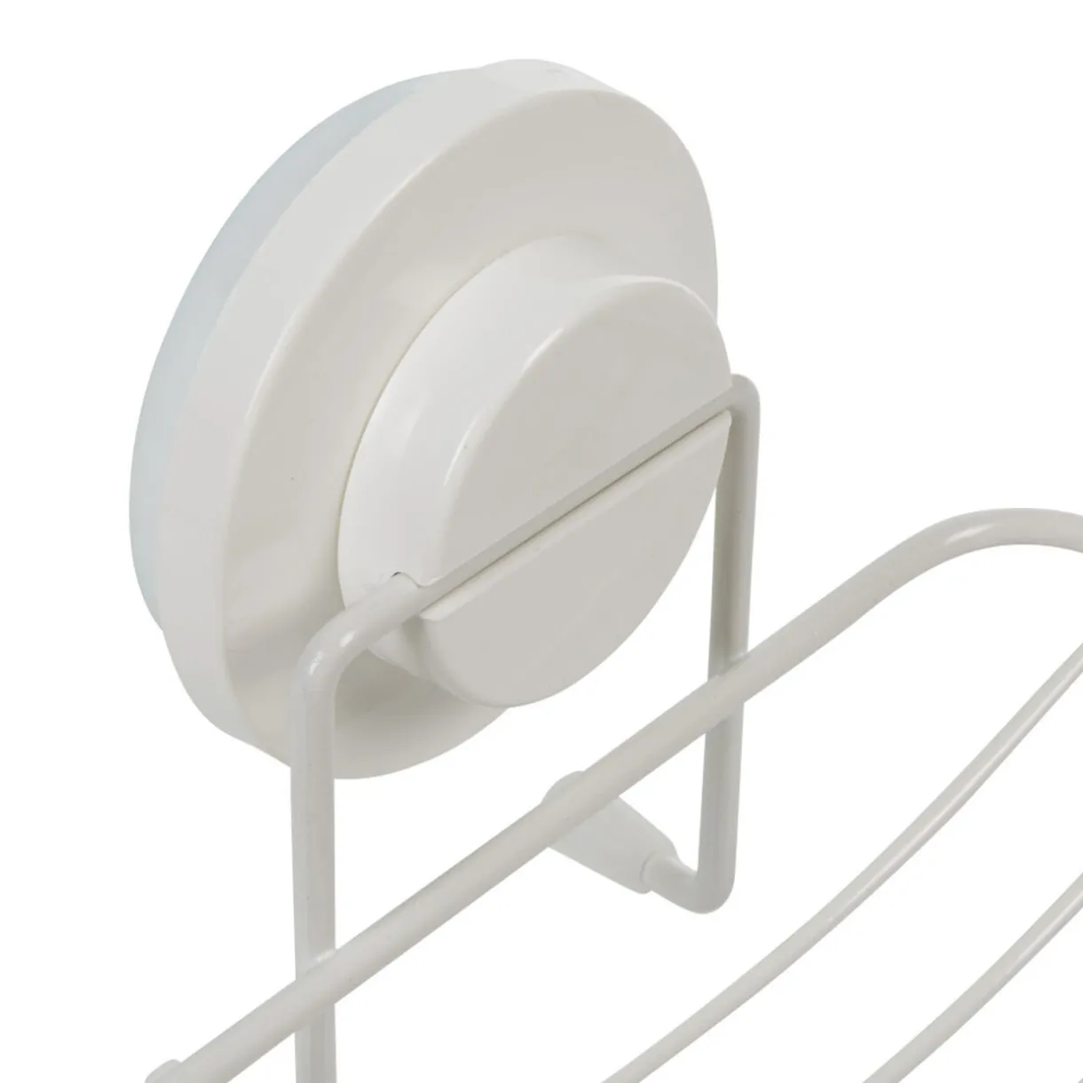 New Gifi Porte savon blanc à ventouse blanc