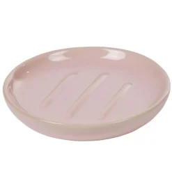 New Gifi Porte savon céramique rose