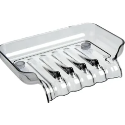 Outlet Gifi Porte savon en plastique bleu