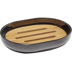 Best Gifi Porte savon noir et naturel