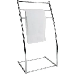 Outlet Gifi Porte serviettes à 3 niveaux gris chromé