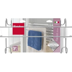 Discount Gifi Porte serviettes avec 2 crochets à suspendre