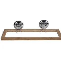 Outlet Gifi Porte serviettes bambou fixation ventouse