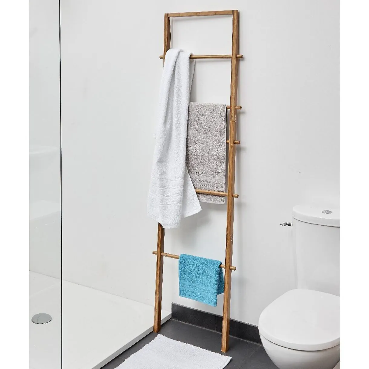 Outlet Gifi Porte serviettes échelle bambou