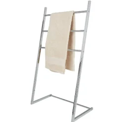 Sale Gifi Porte serviettes en métal gris blanc