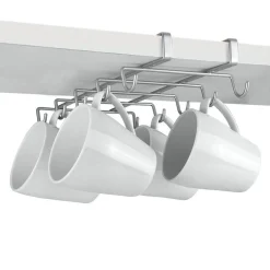 Porte tasse x10 Metaltex à fixer sur étagère^Gifi Best