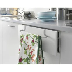 Rangement|Gifi Porte torchon Metaltex à fixer sur porte de meuble