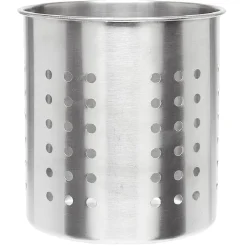 Porte ustensile rond inox point ajouré^Gifi Clearance