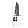 Rangement|Gifi Porte-manteaux range chaussures de porte noir