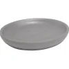 New Gifi Porte-savon rond céramique gris Ø10xH2cm