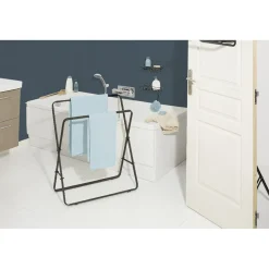 Best Gifi Porte-serviettes pieds croisés noir