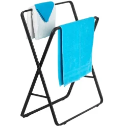 Best Gifi Porte-serviettes pieds croisés noir