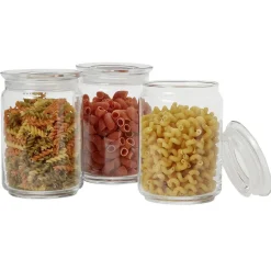 Pot de conservation en verre x3^Gifi Hot