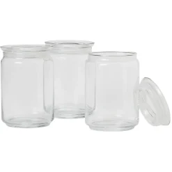 Pot de conservation en verre x3^Gifi Hot