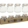 Pot de conservation en verre 90 ml x4^Gifi New
