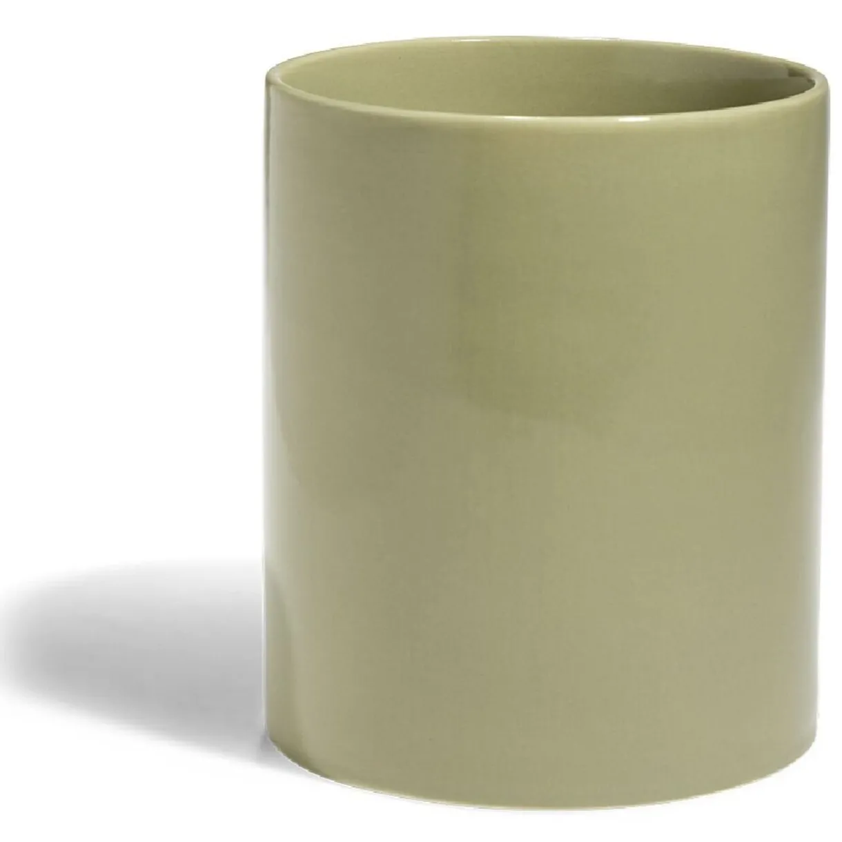 Pot de conservation 1,1L grès carreau de ciment couvercle bambou Ø12xH14,5cm^Gifi Sale