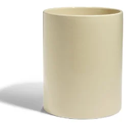 Pot de conservation 1,6L grès carreau de ciment couvercle bambou Ø14,2xH17,7cm^Gifi Best