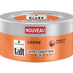 Discount Gifi Pot de gel crème Schwarzkopf Taft effet chaotique décoiffé tenue 24H