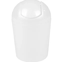 Nettoyage Et Entretien|Gifi Poubelle à coton blanc brillant x2