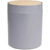 Nettoyage Et Entretien|Gifi Poubelle à coton ronde métal gris Ø13,7xH17,3cm 2,5L