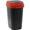 Nettoyage Et Entretien|Gifi Poubelle 10 L rouge et noir