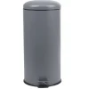 Nettoyage Et Entretien|Gifi Poubelle à pédale 30 L grise
