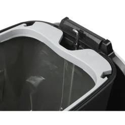 Nettoyage Et Entretien|Gifi Poubelle à pédale 45 L grise avec inscriptions