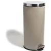 Nettoyage Et Entretien|Gifi Poubelle à pédale 30 L taupe