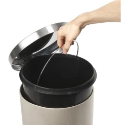 Nettoyage Et Entretien|Gifi Poubelle à pédale 30 L taupe