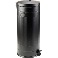 Nettoyage Et Entretien|Gifi Poubelle à pédale en métal avec seau intérieur 30L