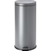 Nettoyage Et Entretien|Gifi Poubelle à pédale en métal gris 30L