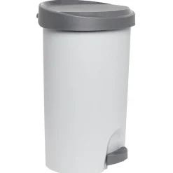 Nettoyage Et Entretien|Gifi Poubelle à pédale gris béton 27L