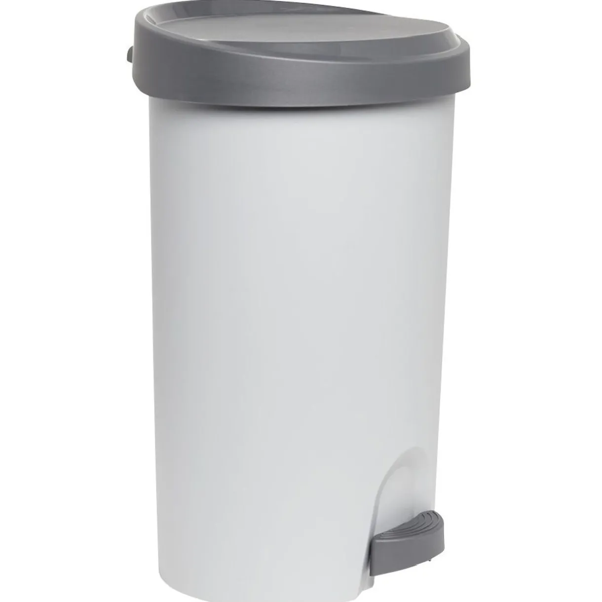 Nettoyage Et Entretien|Gifi Poubelle à pédale gris béton 27L
