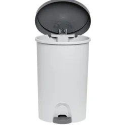 Nettoyage Et Entretien|Gifi Poubelle à pédale gris béton 27L